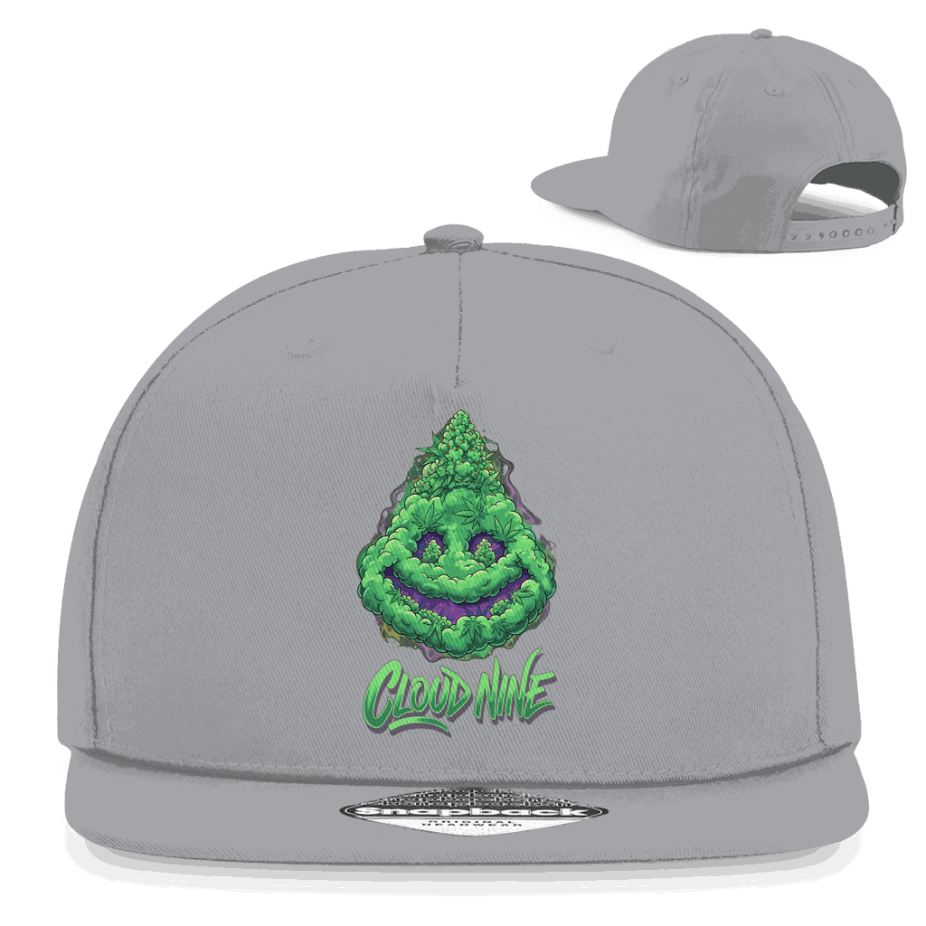 Division420 Snapback Cap Cloud Nine aus Baumwoll-Twill mit Retro-Snapback-Verschluss und flachem Schirm