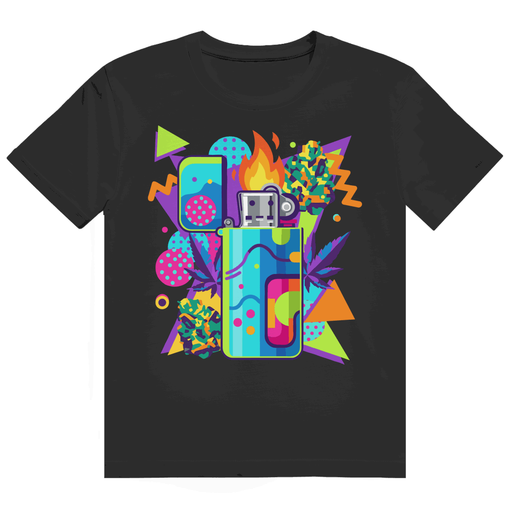 Heavy Cotton T-Shirt - Flame On Art Print | Division420®