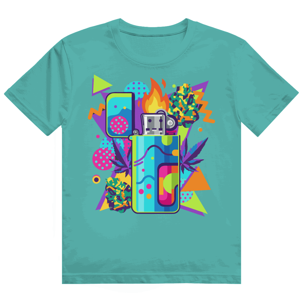 Heavy Cotton T-Shirt - Flame On Art Print | Division420®