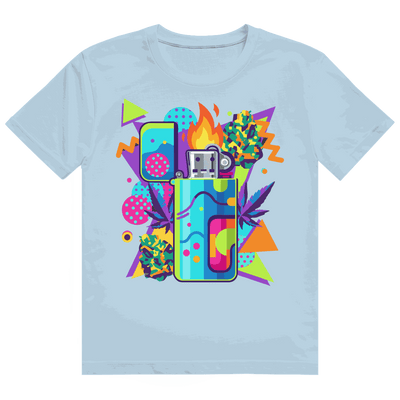 Heavy Cotton T-Shirt - Flame On Art Print | Division420®