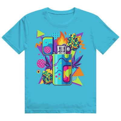 Heavy Cotton T-Shirt - Flame On Art Print | Division420®