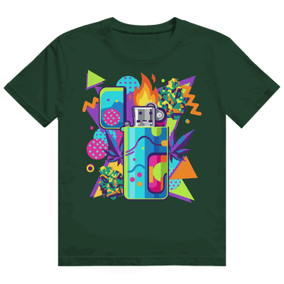 Heavy Cotton T-Shirt - Flame On Art Print | Division420®