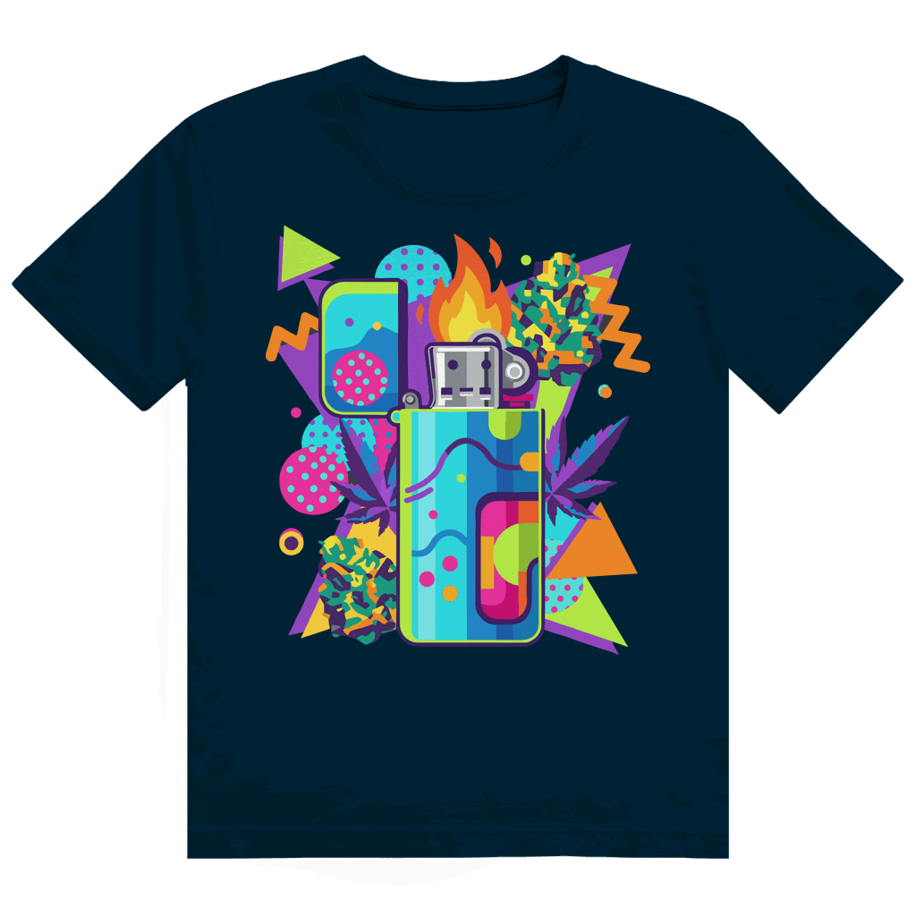 Heavy Cotton T-Shirt - Flame On Art Print | Division420®