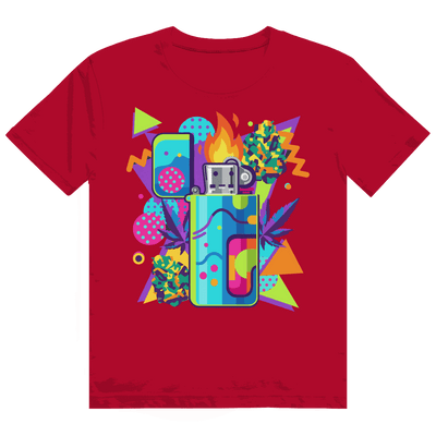Heavy Cotton T-Shirt - Flame On Art Print | Division420®