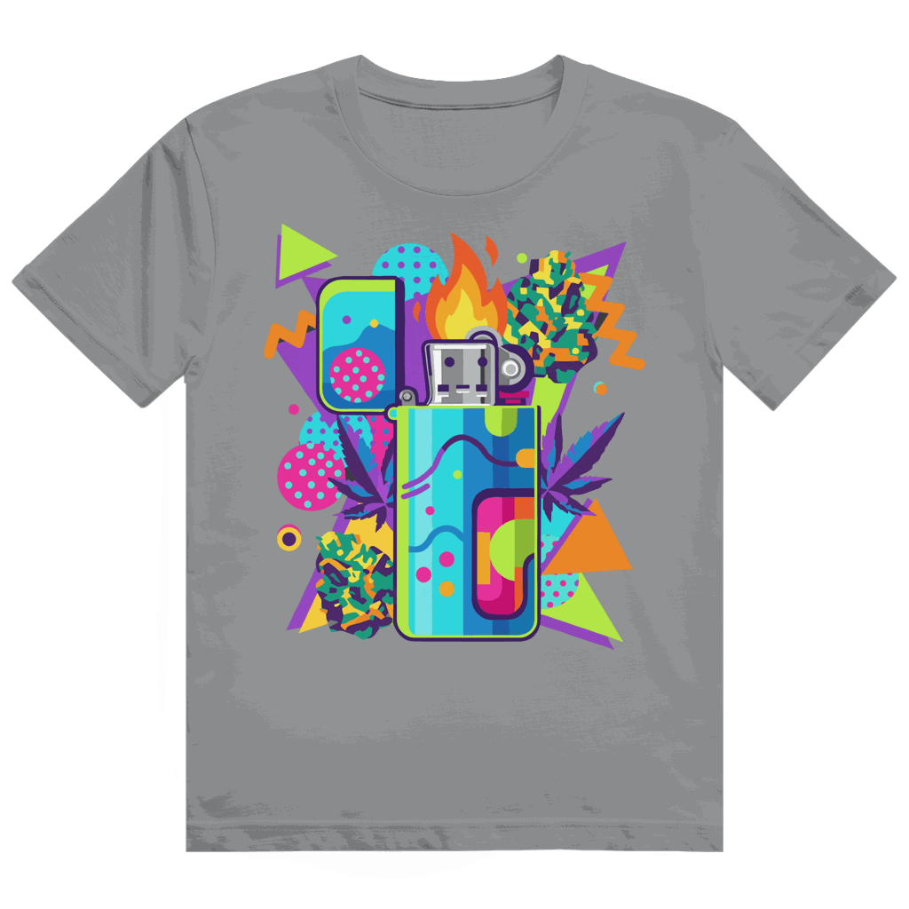 Heavy Cotton T-Shirt - Flame On Art Print | Division420®