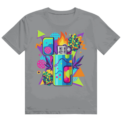 Heavy Cotton T-Shirt - Flame On Art Print | Division420®