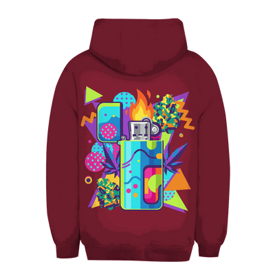 Unisex Oversize Hoodie - Flame On Art Print | Division420®