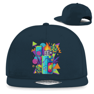 Snapback Rapper Cap - Flame On Art Print | Division420®