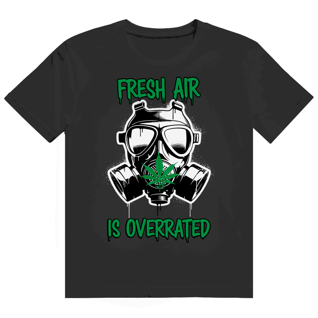 Heavy Cotton T-Shirt - Fresh Air is Overrated | Division420®