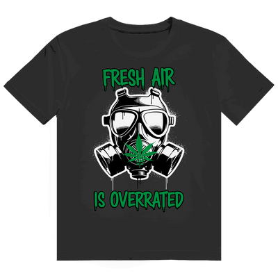 Heavy Cotton T-Shirt - Fresh Air is Overrated | Division420®