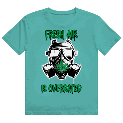 Heavy Cotton T-Shirt - Fresh Air is Overrated | Division420®