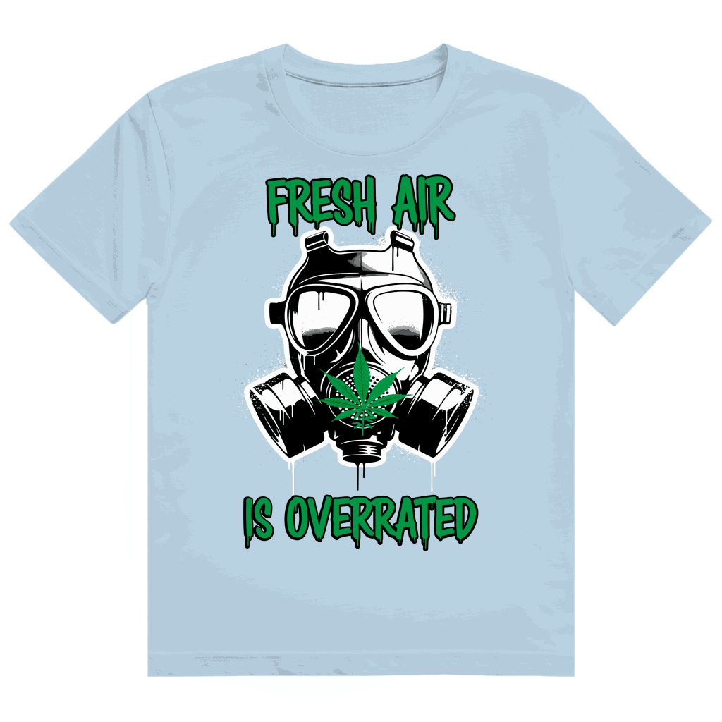 Heavy Cotton T-Shirt - Fresh Air is Overrated | Division420®
