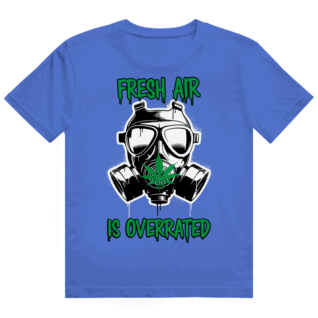 Heavy Cotton T-Shirt - Fresh Air is Overrated | Division420®