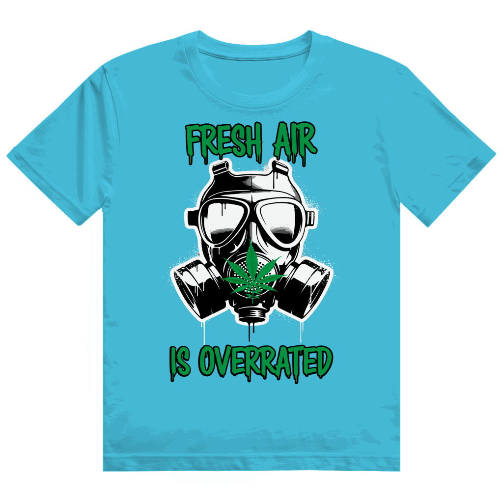 Heavy Cotton T-Shirt - Fresh Air is Overrated | Division420®