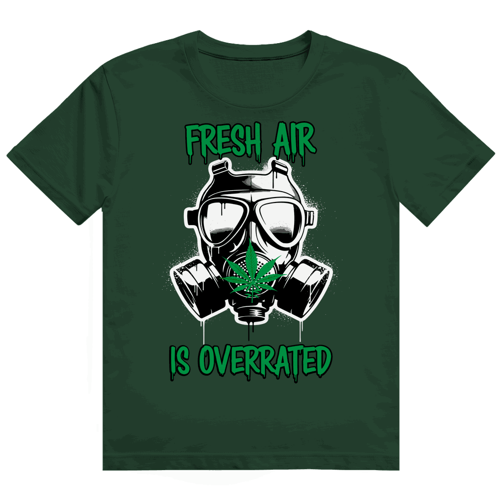 Heavy Cotton T-Shirt - Fresh Air is Overrated | Division420®