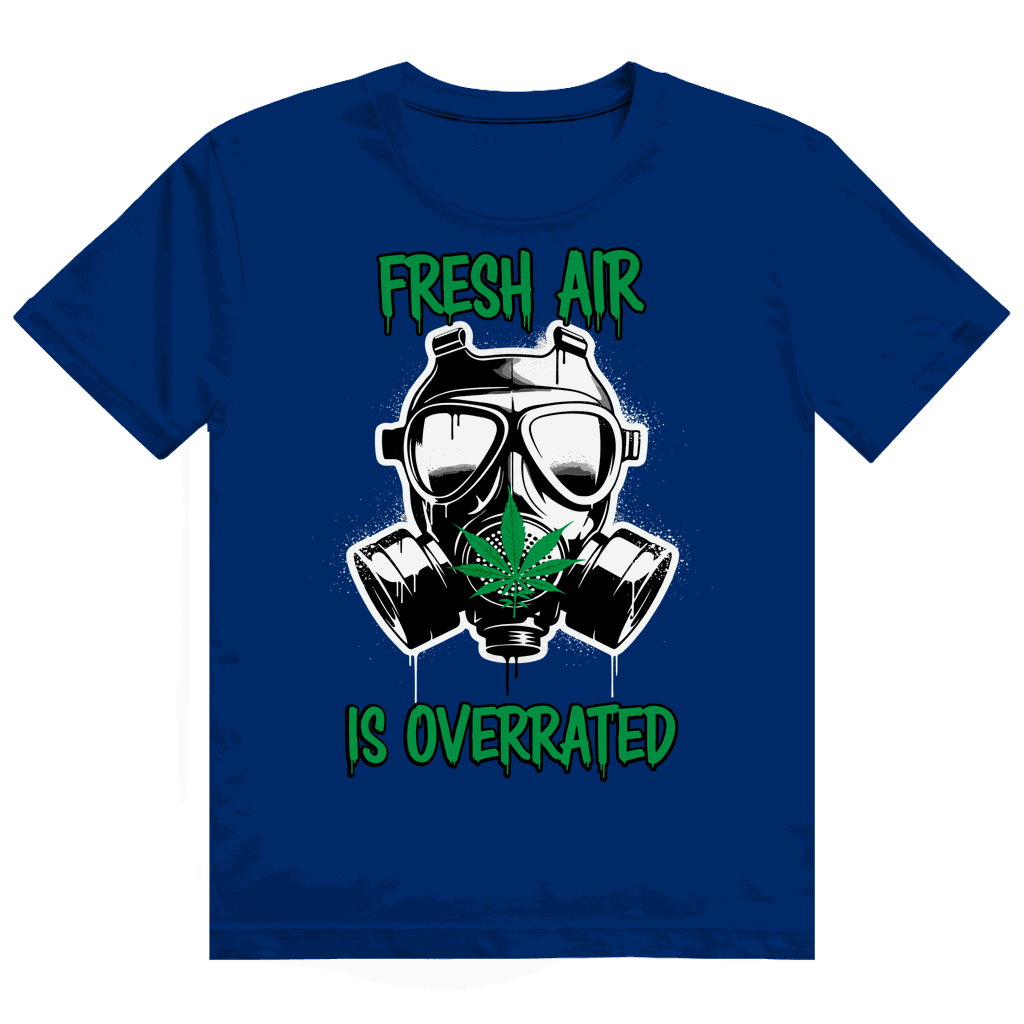 Heavy Cotton T-Shirt - Fresh Air is Overrated | Division420®