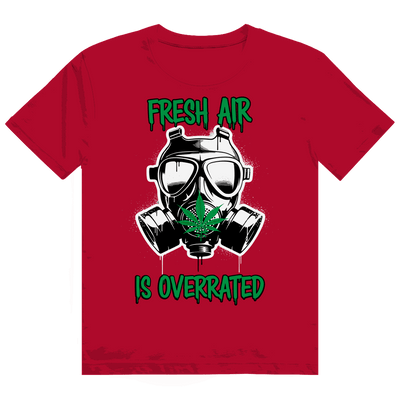 Heavy Cotton T-Shirt - Fresh Air is Overrated | Division420®