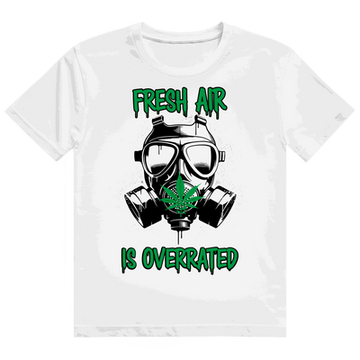 Heavy Cotton T-Shirt - Fresh Air is Overrated | Division420®