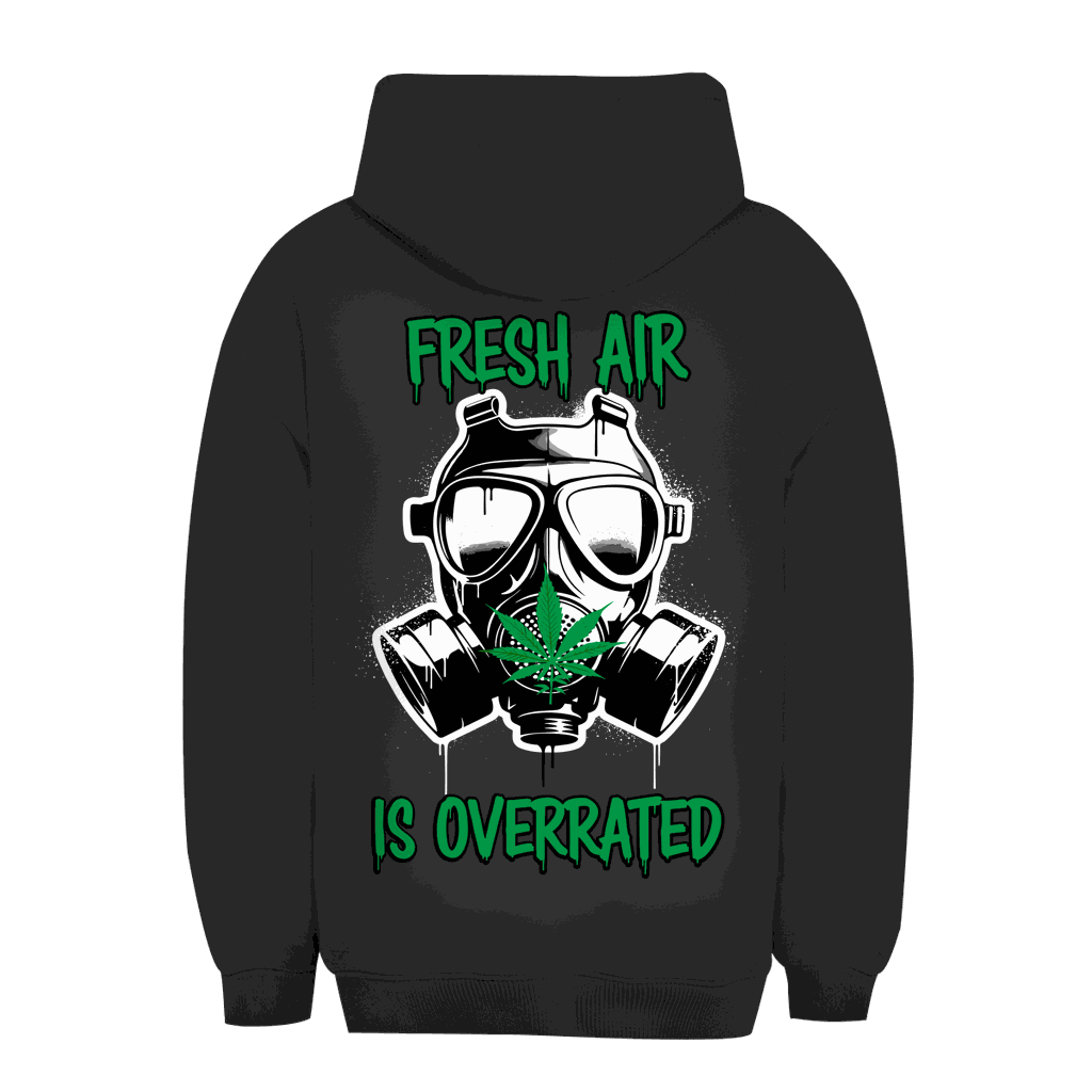 Unisex Oversize Hoodie - Fresh Air is Overrated | Division420®
