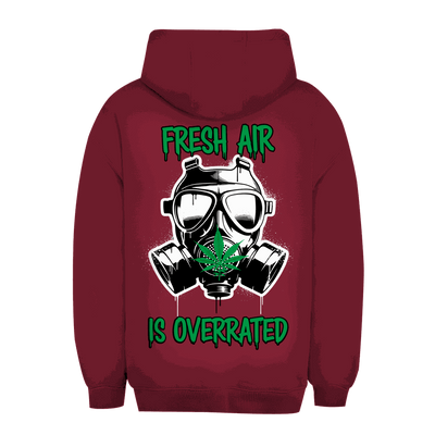 Unisex Oversize Hoodie - Fresh Air is Overrated | Division420®