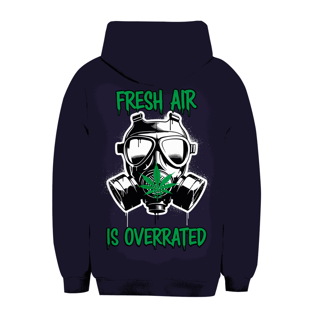 Unisex Oversize Hoodie - Fresh Air is Overrated | Division420®