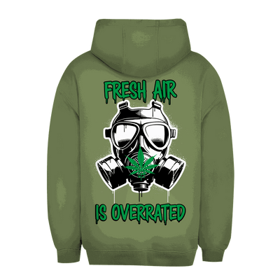 Unisex Oversize Hoodie - Fresh Air is Overrated | Division420®
