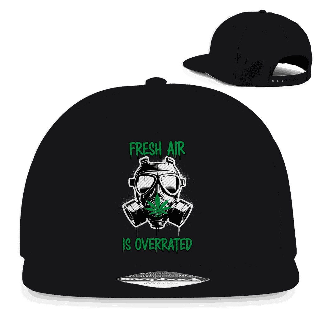 Snapback Rapper Cap - Fresh Air is Overrated | Division420®
