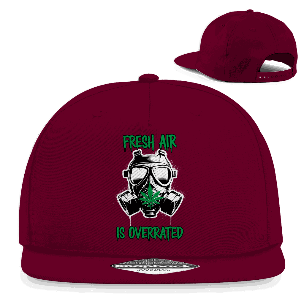 Snapback Rapper Cap - Fresh Air is Overrated | Division420®