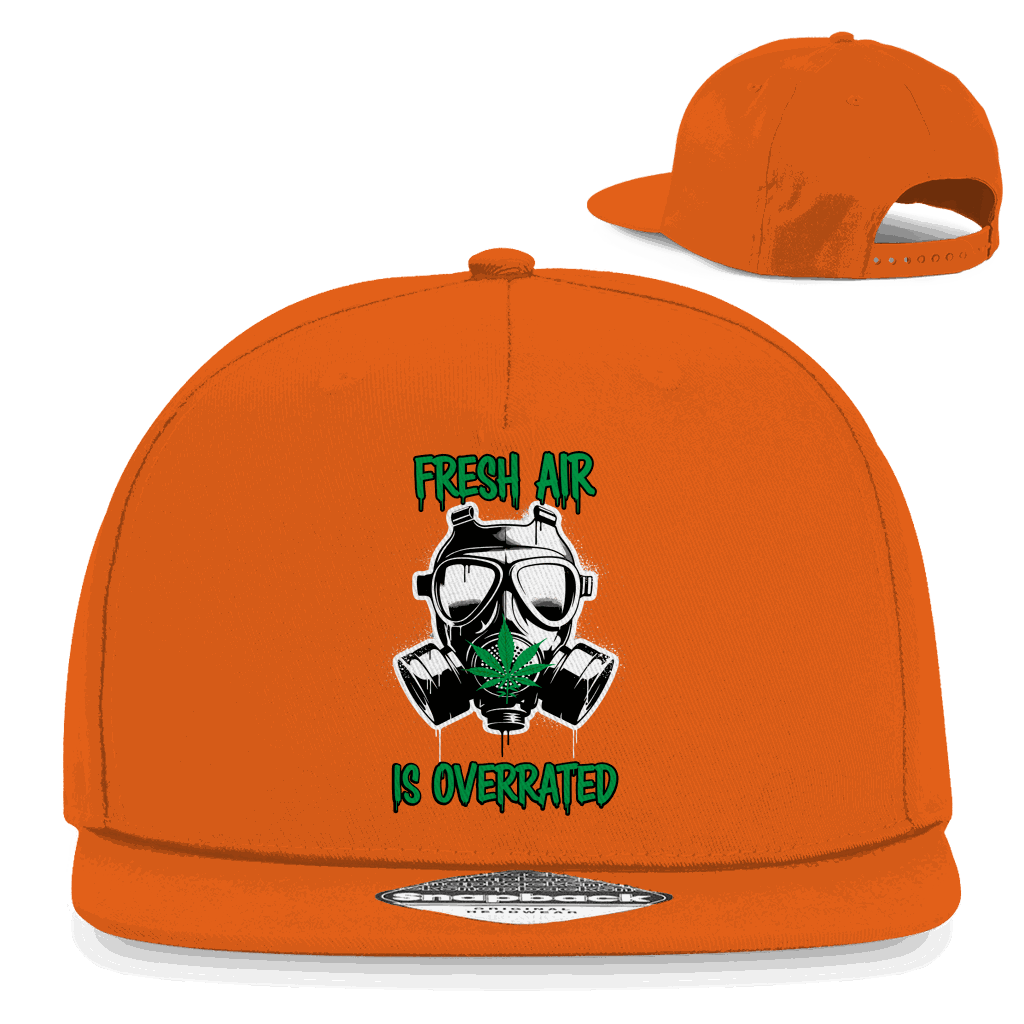 Snapback Rapper Cap - Fresh Air is Overrated | Division420®