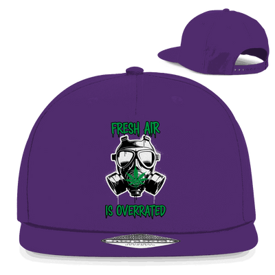 Snapback Rapper Cap - Fresh Air is Overrated | Division420®