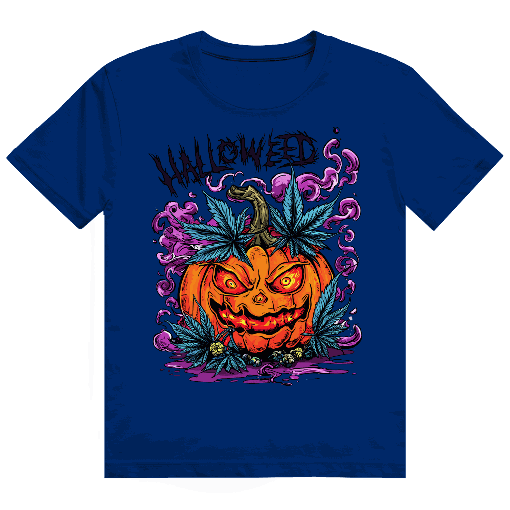 Heavy Cotton T-Shirt - Halloweed Pumpkin | Division420®