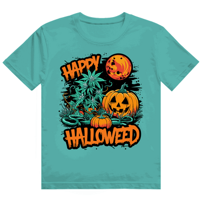 Division420 Heavy Cotton T-Shirt Happy Halloweed aus 100% Baumwolle mit modernem Tubular Fit und nachhaltiger Produktion