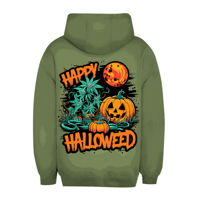 Unisex Oversize Hoodie Division420 Happy Halloweed urbaner Style komfortabler Baumwoll-Polyester-Mix langlebig nachhaltig