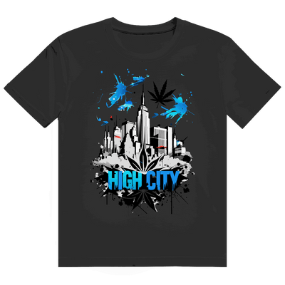 Heavy Cotton T-Shirt - High City Art Print | Division420®