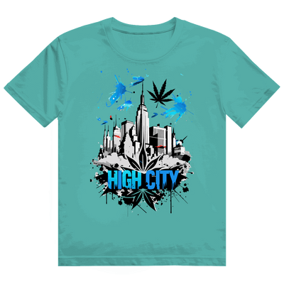 Heavy Cotton T-Shirt - High City Art Print | Division420®