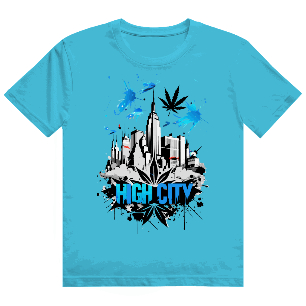 Heavy Cotton T-Shirt - High City Art Print | Division420®