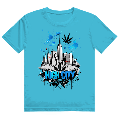 Heavy Cotton T-Shirt - High City Art Print | Division420®