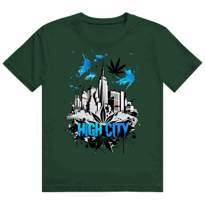 Heavy Cotton T-Shirt - High City Art Print | Division420®