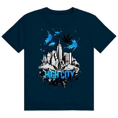 Heavy Cotton T-Shirt - High City Art Print | Division420®