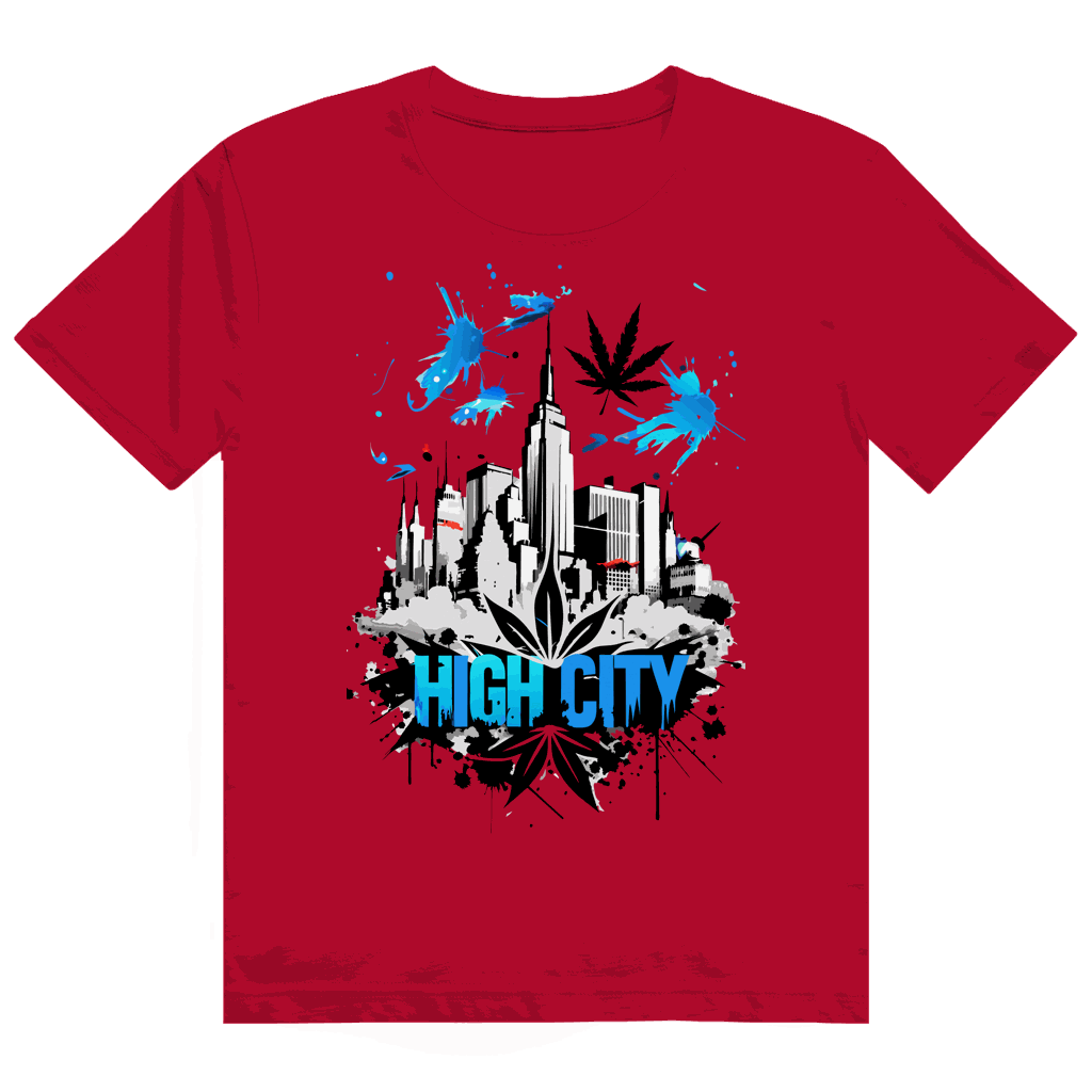 Heavy Cotton T-Shirt - High City Art Print | Division420®