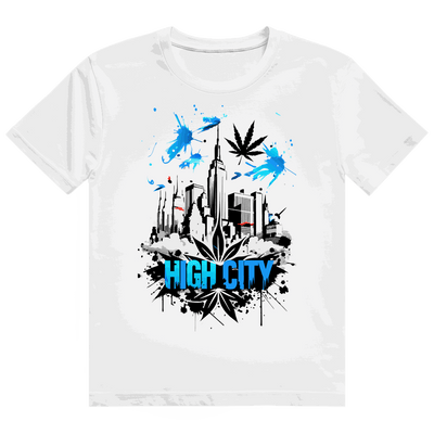 Heavy Cotton T-Shirt - High City Art Print | Division420®