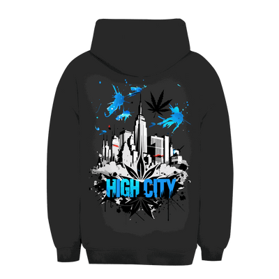 Unisex Oversize Hoodie - High City Art Print | Division420®