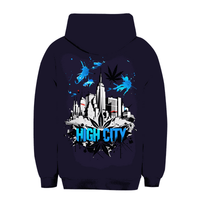 Unisex Oversize Hoodie - High City Art Print | Division420®