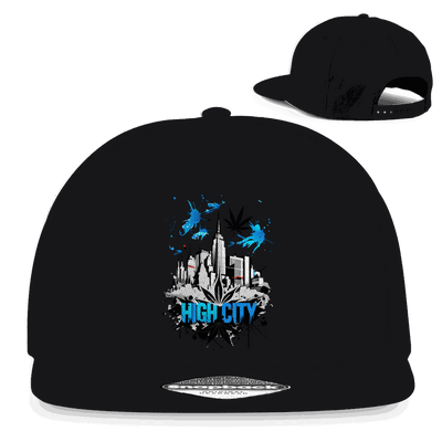Snapback Rapper Cap - High City Art Print | Division420®
