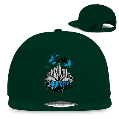 Snapback Rapper Cap - High City Art Print | Division420®