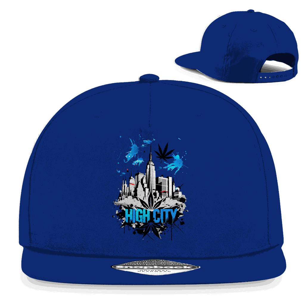 Snapback Rapper Cap - High City Art Print | Division420®