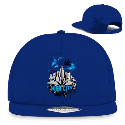 Snapback Rapper Cap - High City Art Print | Division420®