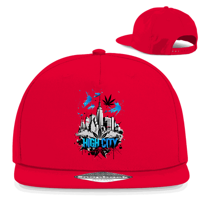 Snapback Rapper Cap - High City Art Print | Division420®