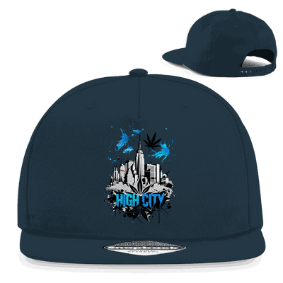 Snapback Rapper Cap - High City Art Print | Division420®