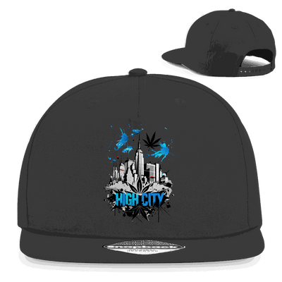 Snapback Rapper Cap - High City Art Print | Division420®